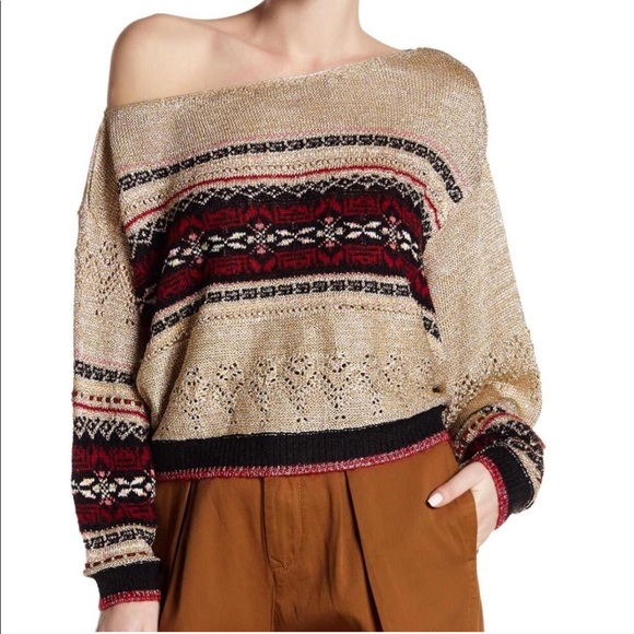 Free People Sweaters - Free People Off The Shoulder Sweater